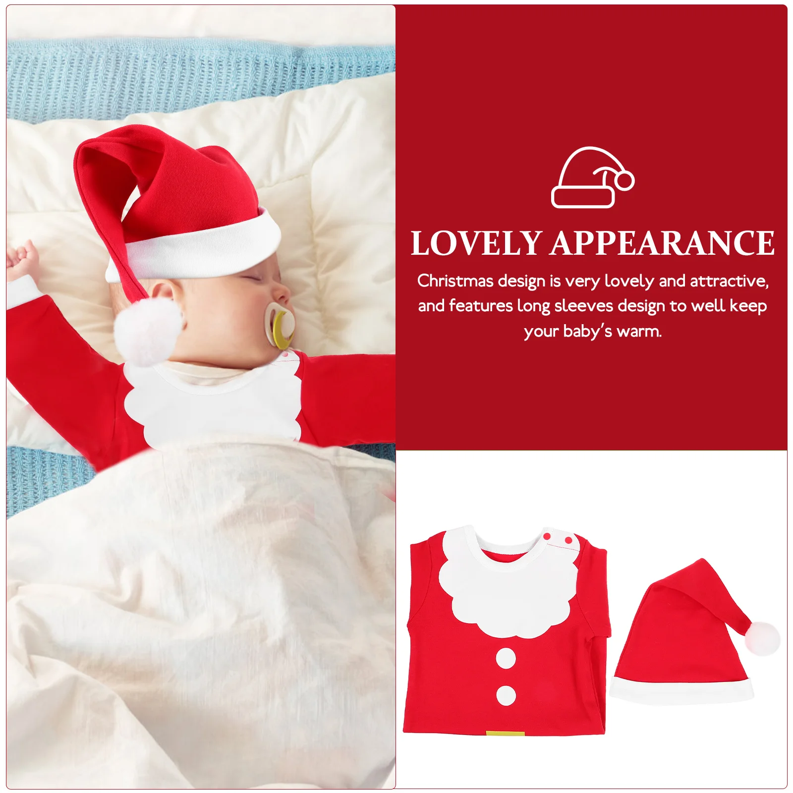 

Infant and Toddler Pajamas Newborn Cotton Christmas Sleepwear Kids Infants Baby