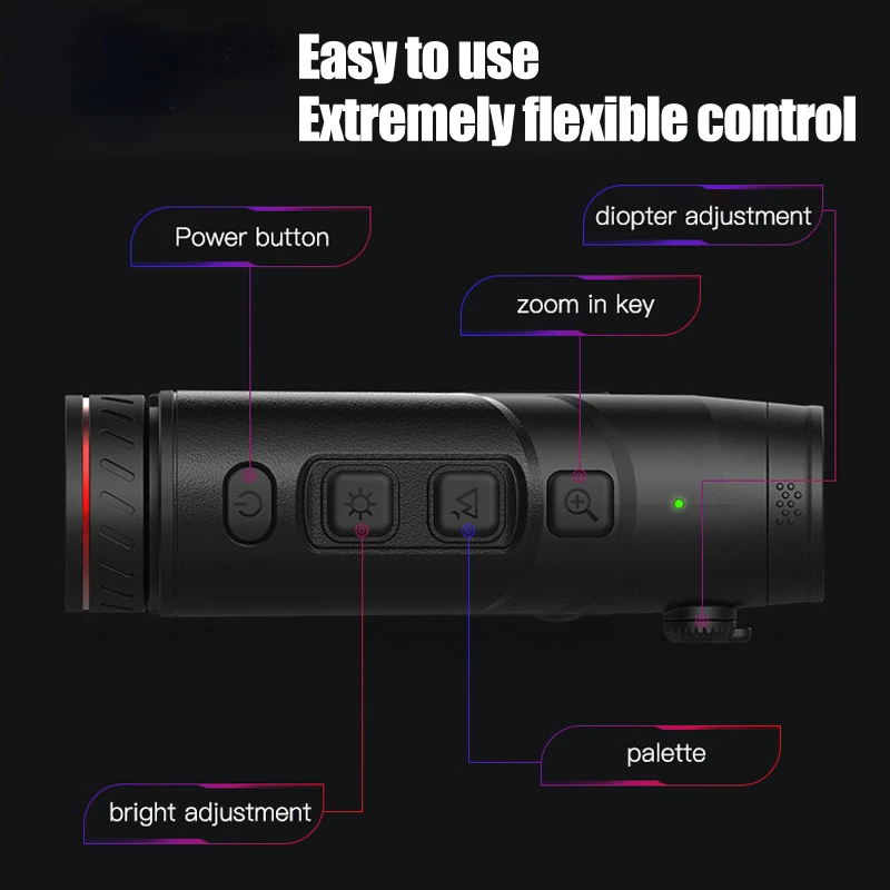 

TD210 Portable Thermal Imaging Monocular Night Vision Scope Small Thermal Camera Telescope for Hunting