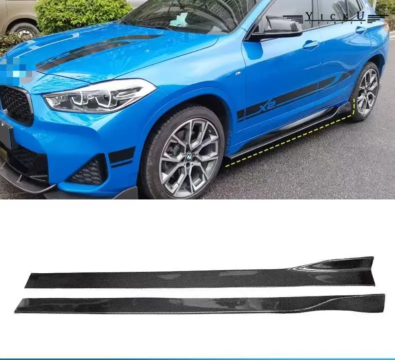 Custom made Body Kit Carbon Fiber Front Lip Rear Lip Side Skirt Tail Top Wing Suitable forBM W X2 F39 Modified Small Surround
