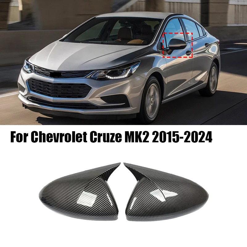 for Chevrolet Cruze MK2 2015 2016 2017 2020 2022 2023 exterior reverse mirror cover covering and pasting decorative shell