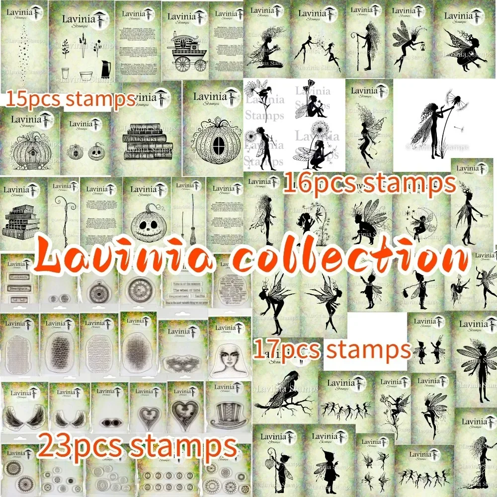 2025 Lavinia collection eye clear silicone stamps for DIY scrapbooking craft supplies stamp photo album card making