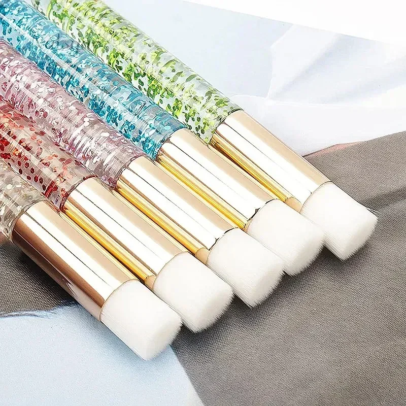 Glitter Lash Shampoo Brush Nose Pore Cleansing Makeup Tools 30/50pcs Eyelash Cleaning Brush for Lash Extensions