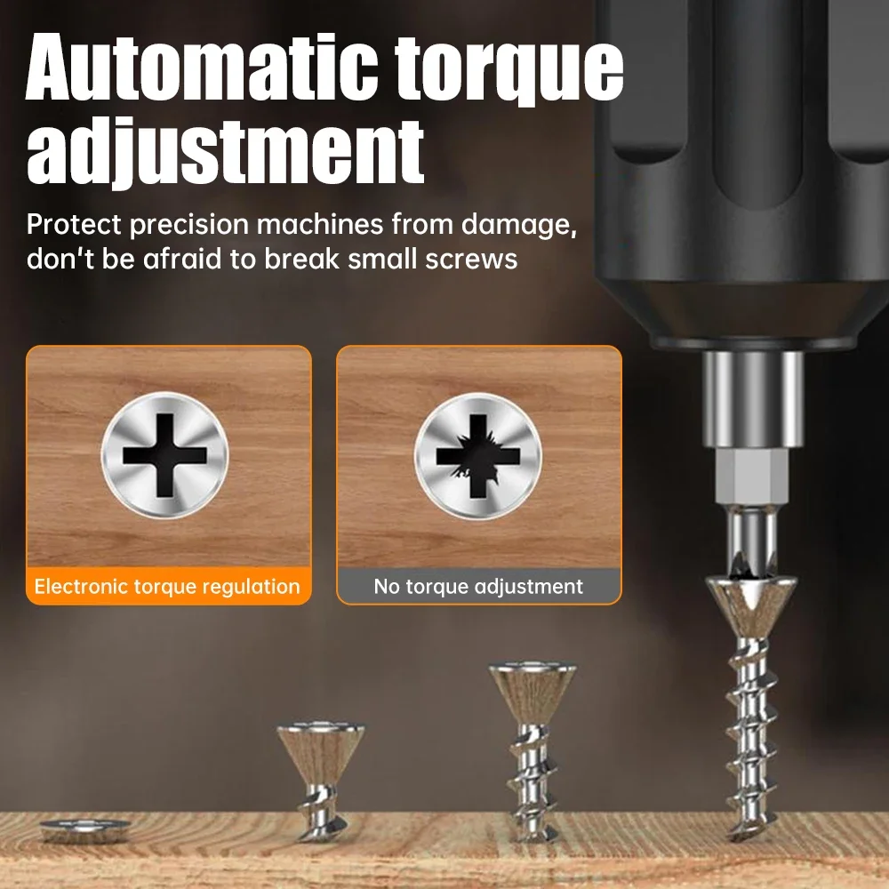 4.2V Cordless Small Electric Screwdriver Mini Hand Drill Electric Driver Household Screwdriver Tool Set Home Repair Tools