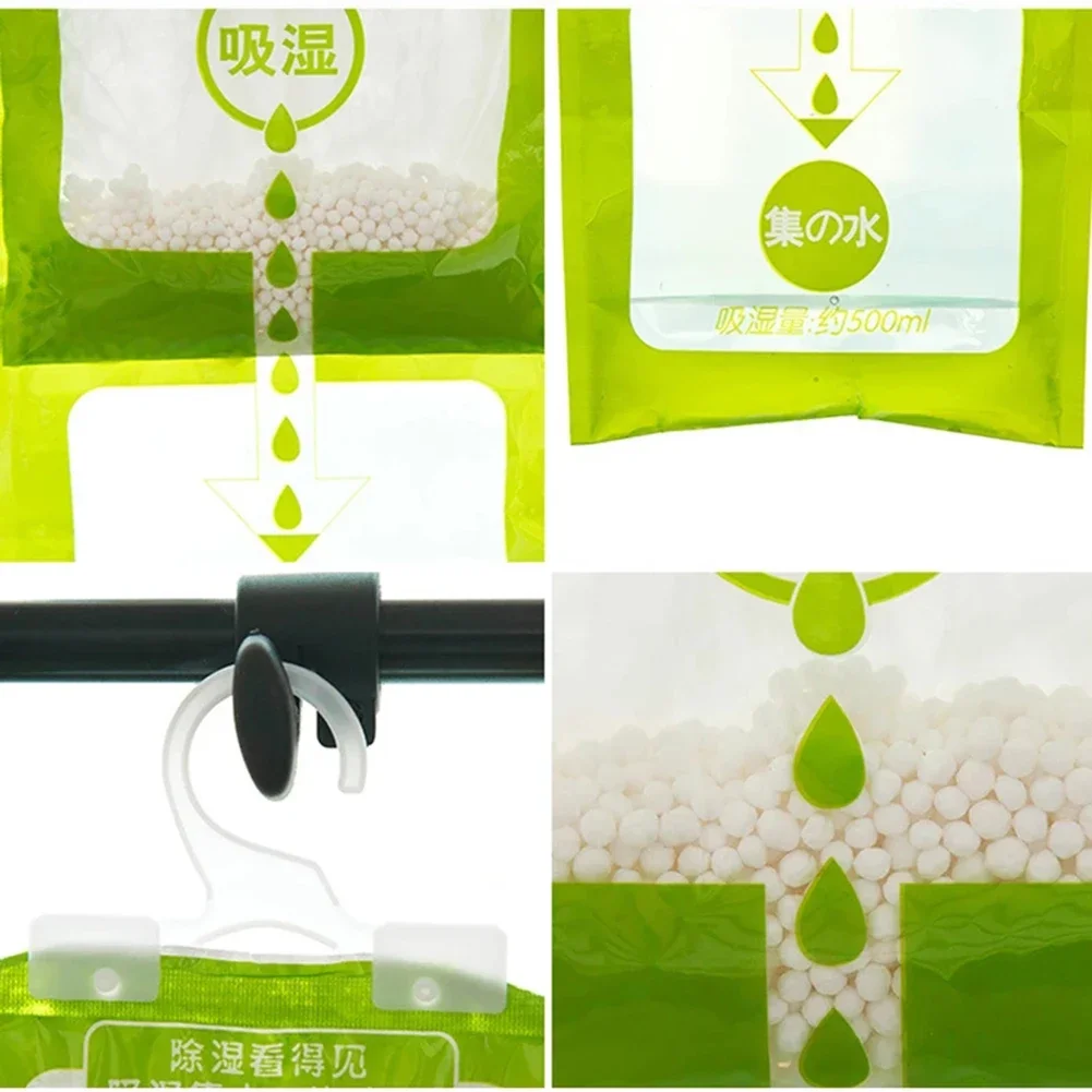 Hangable Wardrobe Moldproof Moisture Proof Dehumidification Bag Moisture Absorbing Bag Closet Dehumidizer Eco Friendly