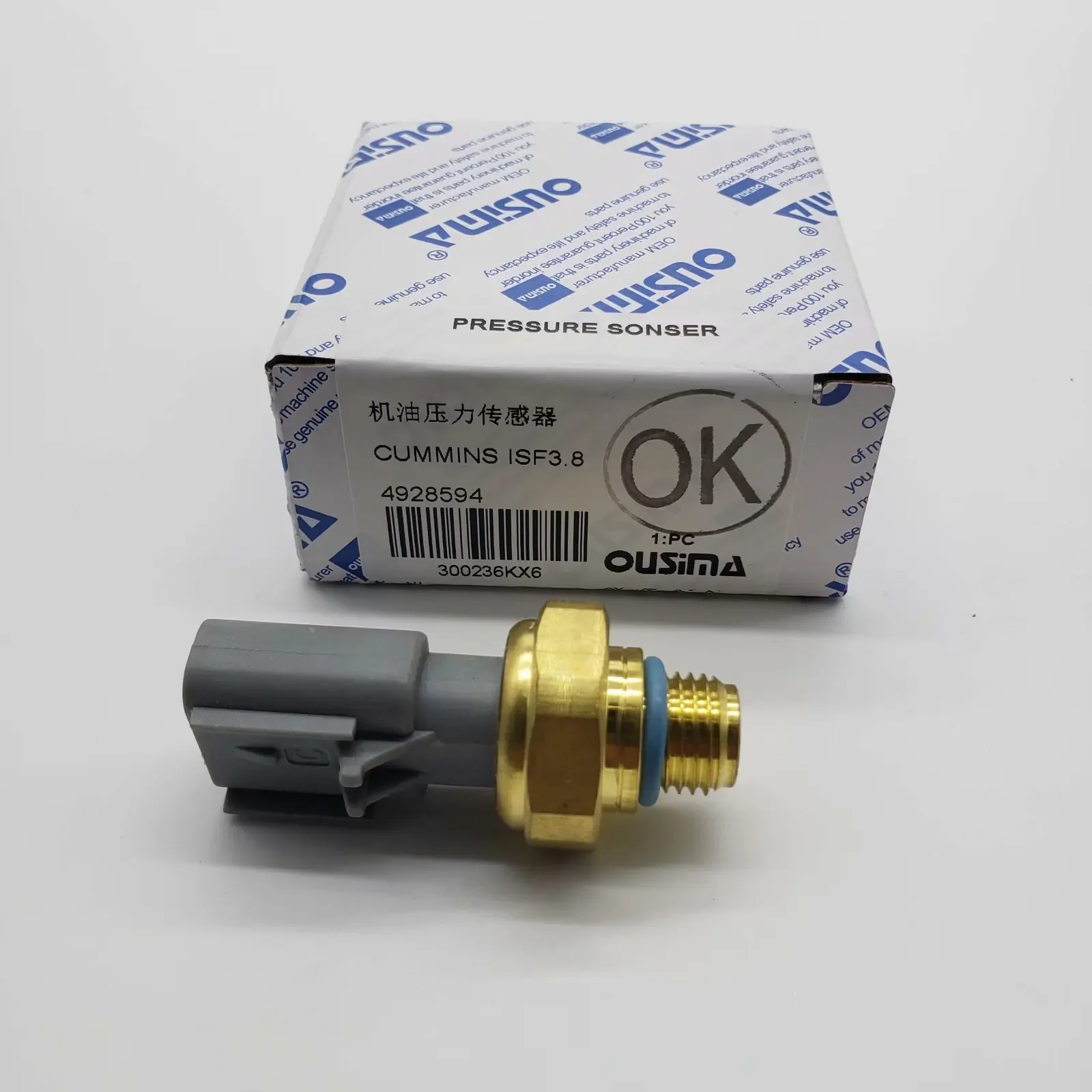 

oil pressure sensor 4928594 excavator machinery parts ISF3.8 for cummins