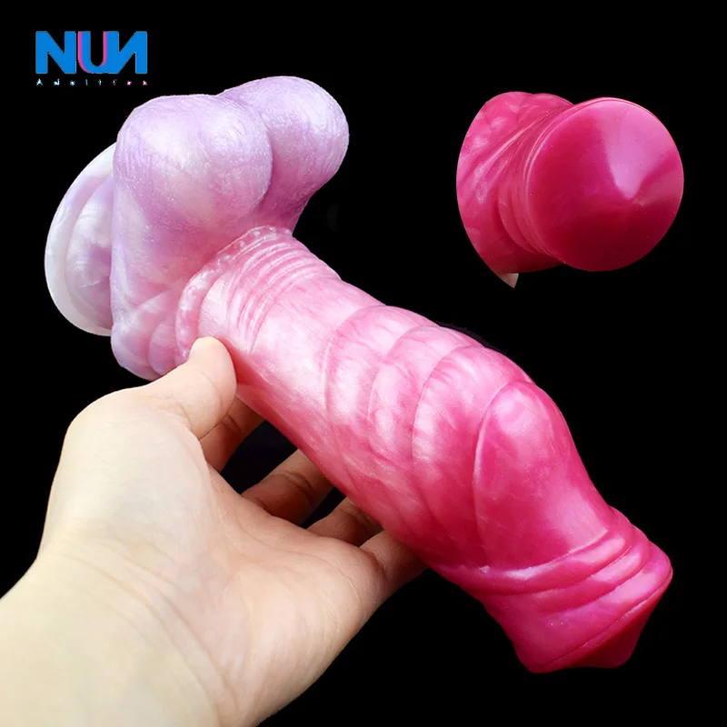 

NUUN Simulated Silicone Female Masturbation Dildo Husband And Wife Sharing Toy G-spot Anal Massage With Suction Cup Sex Toys