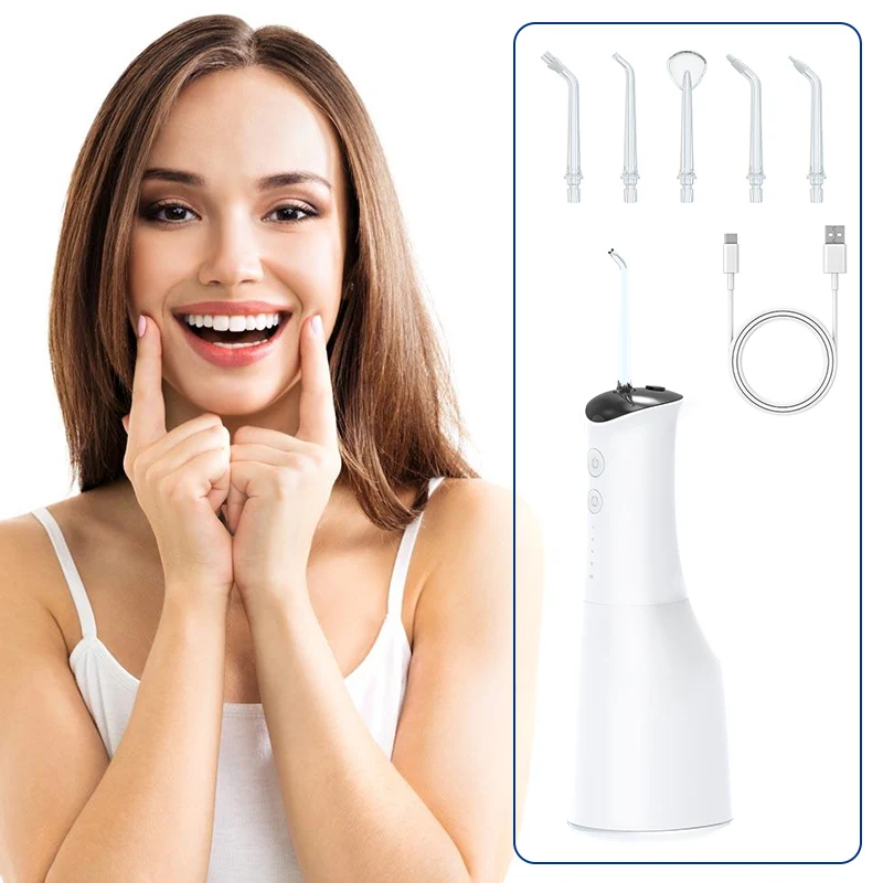 

STLF 360ml Large Water Tank Portable Cordless Electric Water Flosser Oral Care Appliances for Oral Irrigator Floss for Ou