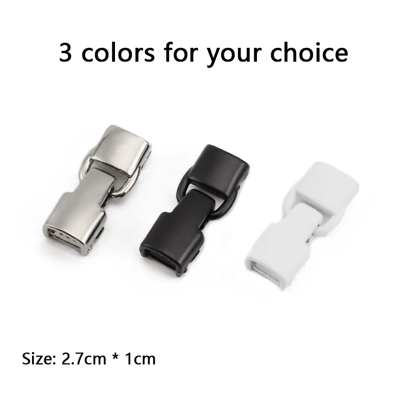 No Tie Shoe Laces Flat Metal buckle Elastic Shoelaces Casual Shoes For Men And Women Lazy Shoelace Rubber band Shoestring