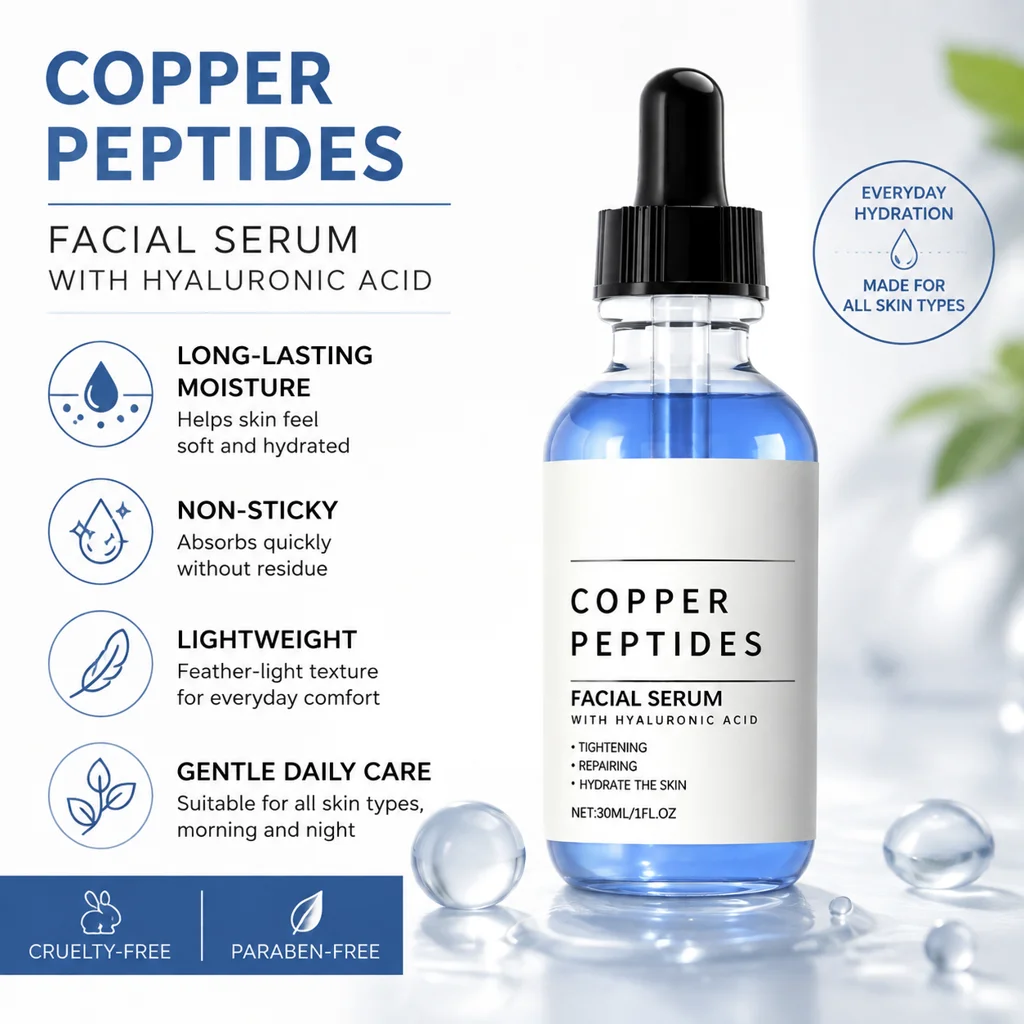 1/2/3/4/5/8 Pcs Copper Peptide - đánh giá và giá Peptide Complex Serum