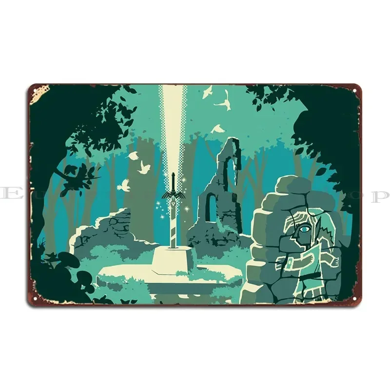 From The Game A Link Between Worlds. Metal Sign Poster Kitchen Printing Cinema Pub Club Tin Sign Poster