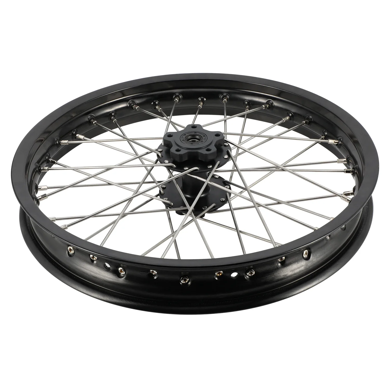 JFG Factory Direct Electric Motorcycle Rear Spoke Wheels Black Alloy Replacement Accessory for Sur-Ron S X Dirtbike Models！！
