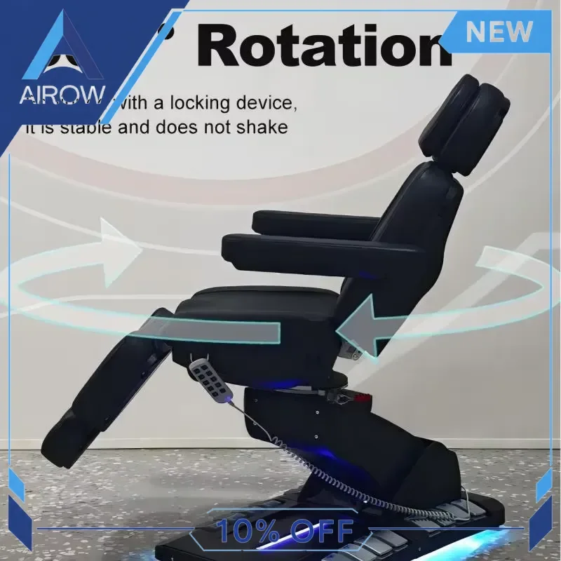 for Beauty Salon Portable Lash Bed Facial Massage Table Height Adjustable Spa Clinic Furniture Professional Esthetician Use