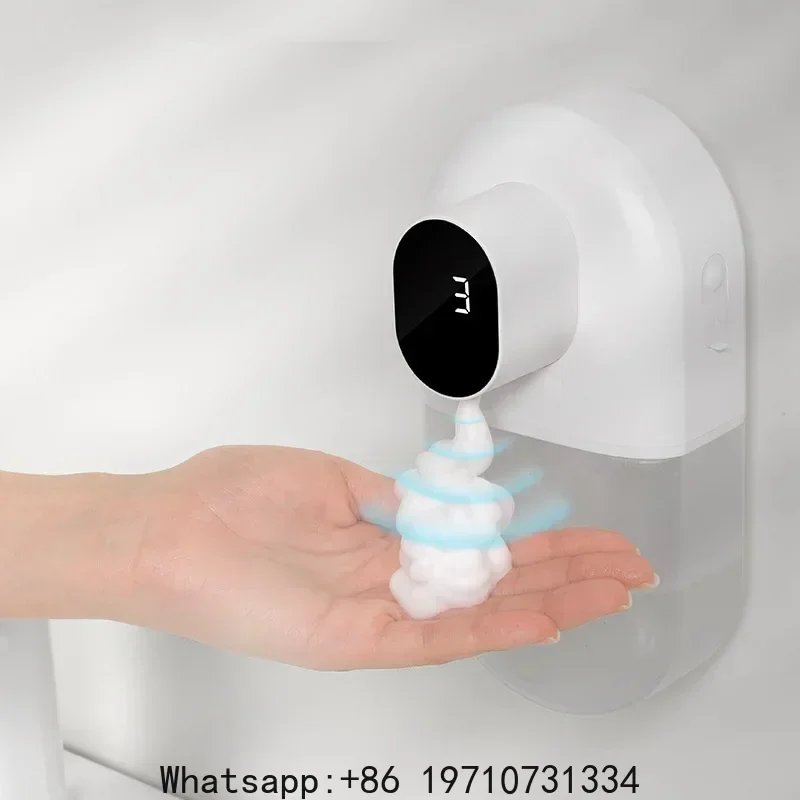 USB automatic mobile phone soap dispenser foam induction smart wall mounted soap dispenser bathroom accessories  500ml