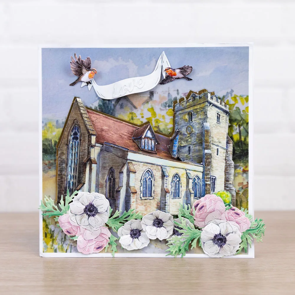 الحب السلام الأمل زهرة قطع يموت سجل القصاصات مذكرات الديكور الاستنسل النقش قالب DIY بها بنفسك بطاقات المعايدة اليدوية 2025 جديد