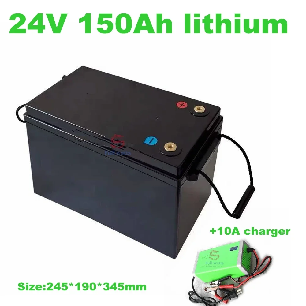 

24V 150AH Lithium ion Battery 24V Solar + 29.4v 10A Charger