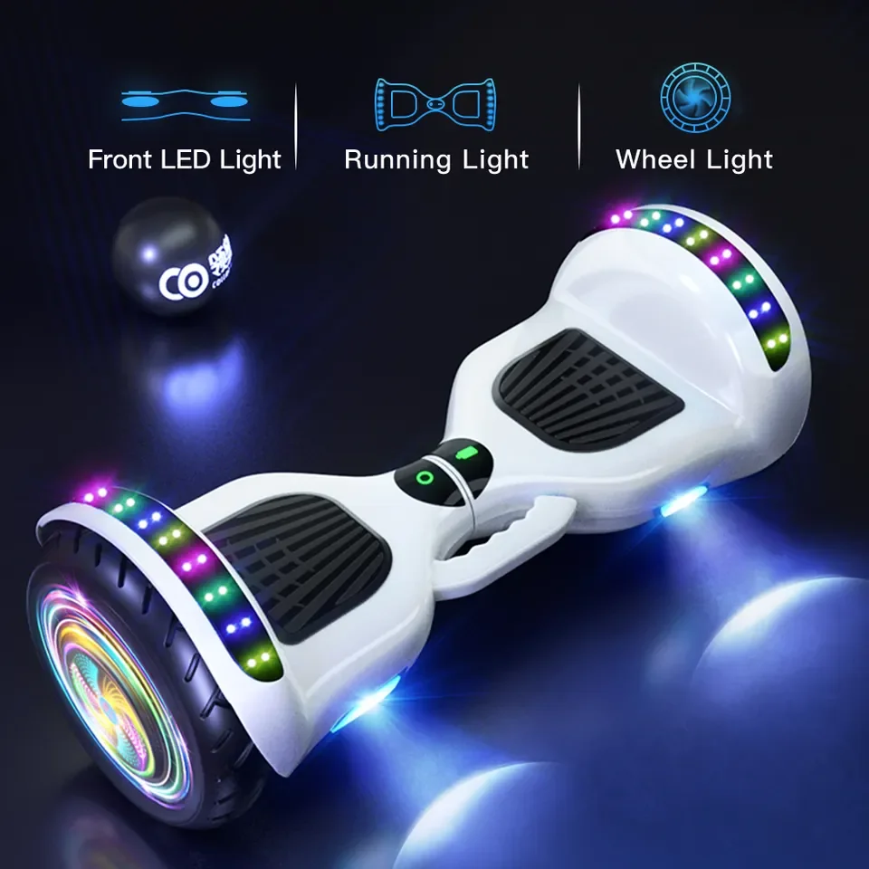 China Customized Cheap 350W Hoverboard with 6.5/8/10 Inch  App Control 36V self-balancing electric scooters for kids hover board