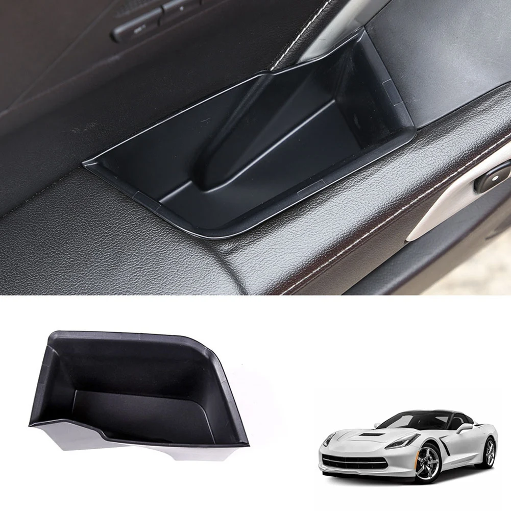 Car Driver Side Door Armrest Storage Box Container Holder Stowing Tidying for Chevrolet Corvette C7 2014-2019 LHD