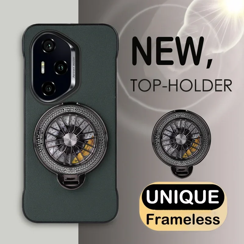 الدورية الجيروسكوب Magsafe حامل جراب هاتف لهواوي الشرف 300 200Pro لايت رقيقة جدا نمط جلدية فرملس غطاء وقائي