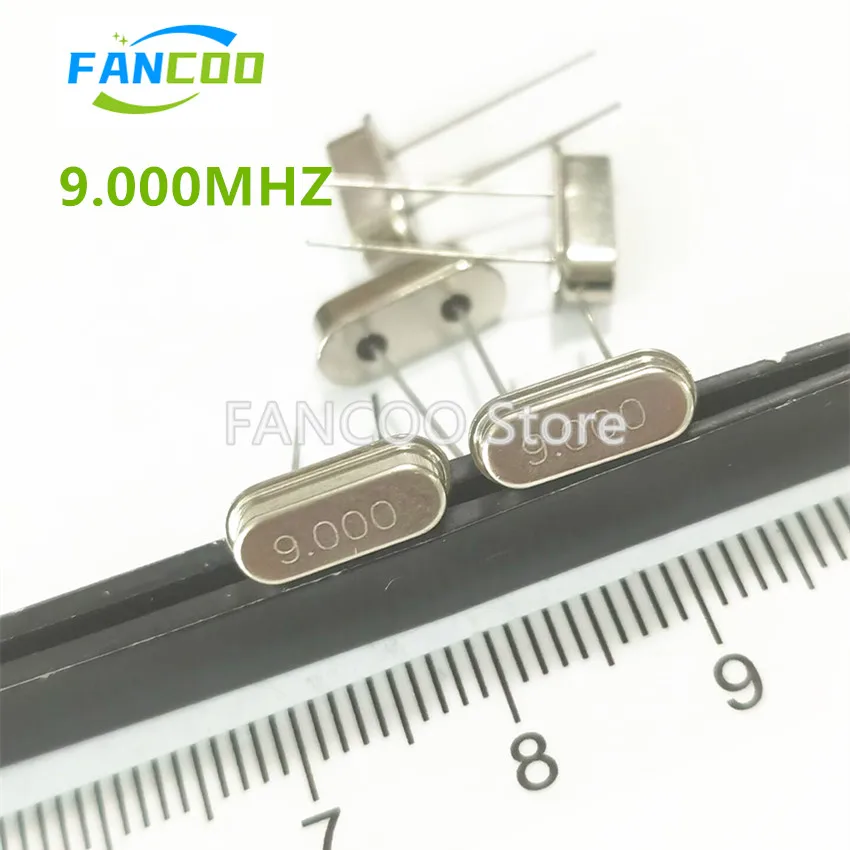 50PCS 9M 9MHZ 9.000M 9.000MHZ 49S HC-49US 20PF QUARTZ CRYSTAL RESONATOR HS-49S 9.000 4M 5M 6M 8M 10M 12M 16M 9M 20M 24M 25M 3.2M