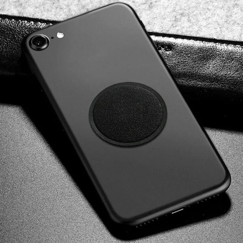 W89C PU Car Phone Holder Disk Metal Plate สำหรับสมาร์ทโฟนแท็บเล็ตขนาดเล็กสำหรับการเดินทาง