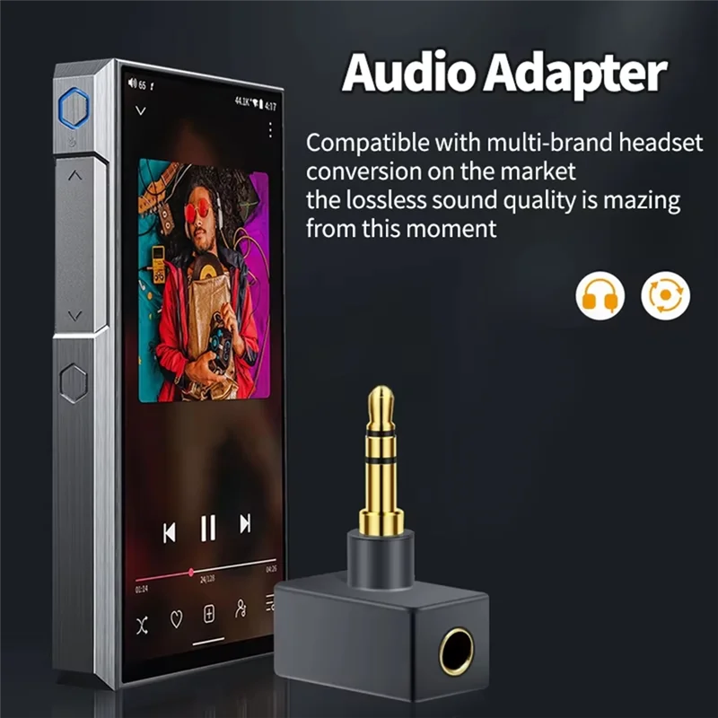 【Consumer-Favorite!】Jack Adapter Headphone Adapter Balanced Multi-Function Audio Player Adapter 3.5Mm Stereo Male To 4.4Mm Femal