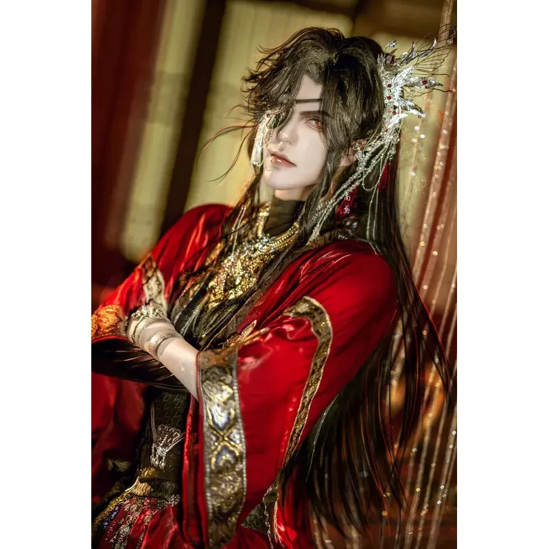 أزياء تيان غوان سي فو التأثيرية مجموعة كاملة من أزياء شيه ليان الغريبة هوا تشنغ أزياء الهالوين بدلة الكبار للرجال الذكور