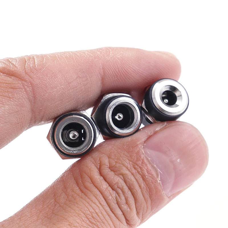 5pcs DC-022B Panel-Mount Female Socket Power Jack 5.5x2.1mm 2.5mm 3.5x1.3mm for Electronics