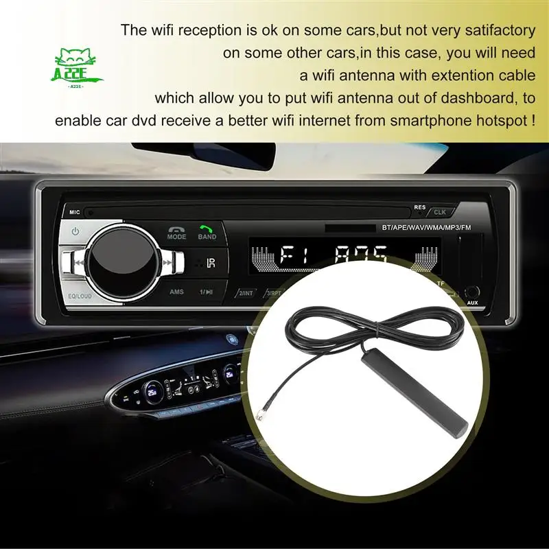 

A22E-SMA DAB Antenna Air Amplifier 3M Cable LTE 3G 4G GSM Internal Connection ROSCA Adaptor 900/1800/2100 MHZ 3DBI 3-5V