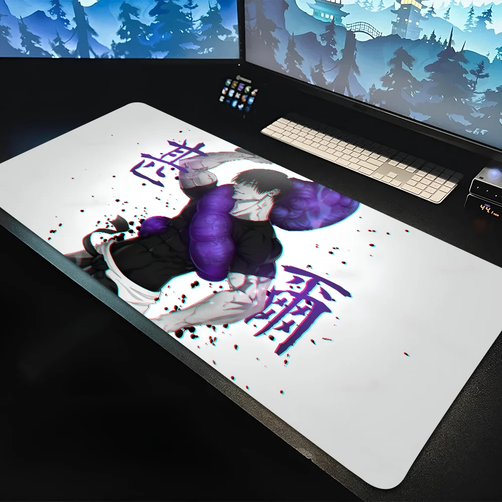 

Anime J-Jujutsu Kaisen Fushiguro Toji Mousepad Mouse Mat Desk Mat With Pad Gaming Accessories Prime Gaming XXL Keyboard Pad Pad