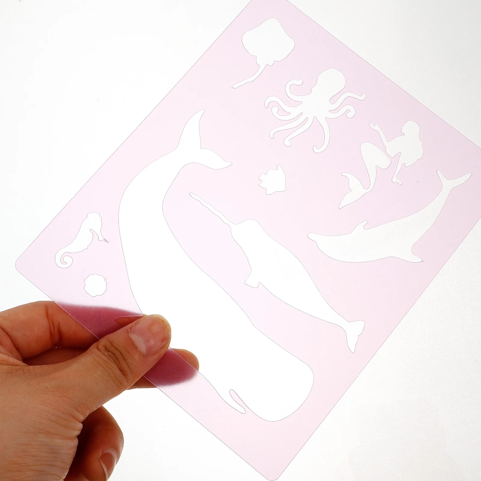 

14Pcs Hand Account Template Flexible Tear-Resistant Painting Stencils Reusable for Scrapbooking DIY Crafting Fabric Wall Decor