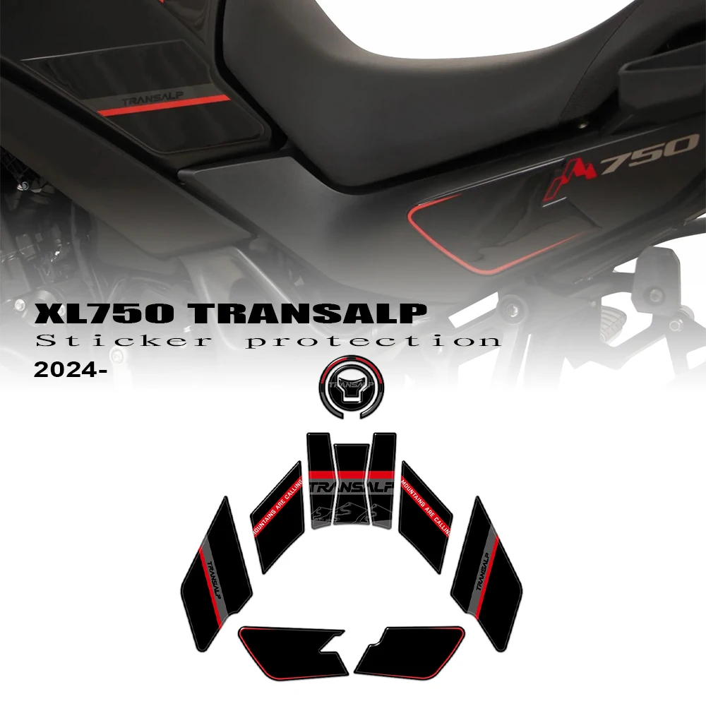 

Аксессуары для мотоциклов XL750 Transalp 750, 3D эпоксидная наклейка, защитный комплект, накладка на бак, наклейка на топливный бак 2023-2024