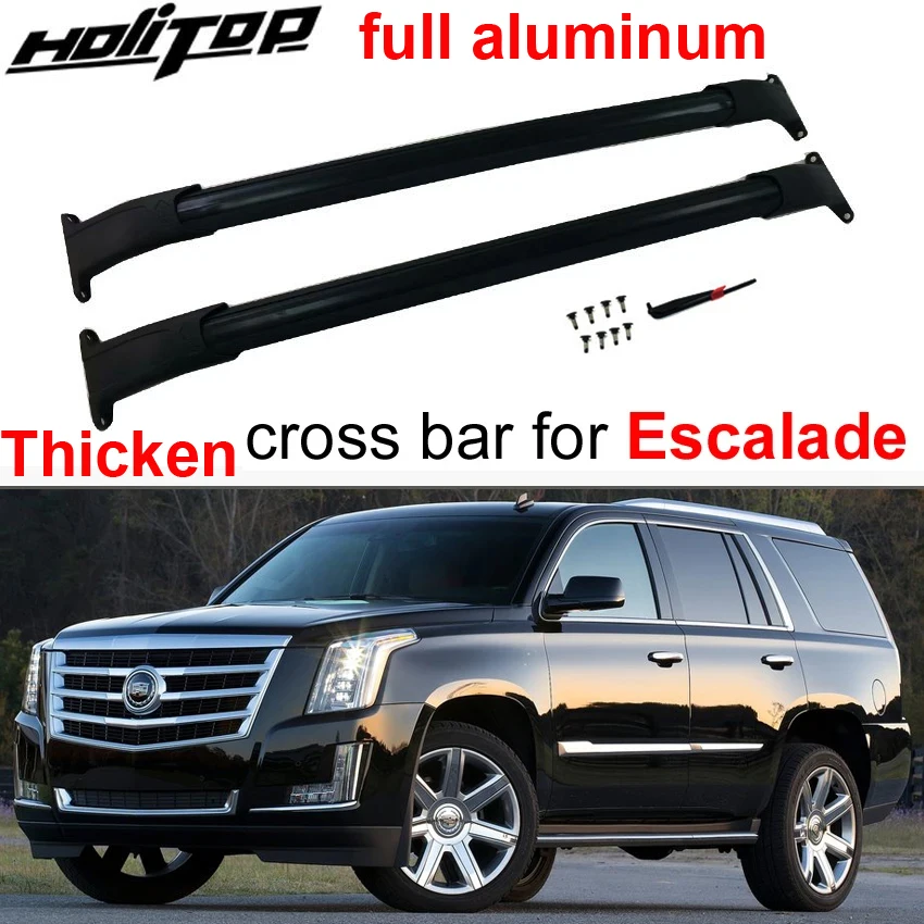 New arrival roof rack cross bar cross roof rail for Cadillac Escalade, original style, full aluminum,from ISO9001 factory.