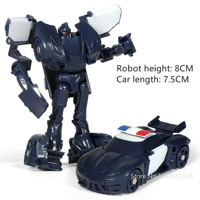 Mini Transformatie Robot Speelgoed Automodellen 2-in-1 Vervormde Auto Speelgoed Robots Kit Actiefiguren Kinderen Educatief Speelgoed Geschenken