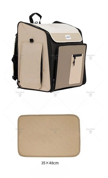 Pet Bag Cat Dog Tent Bag with Cat Nest Large Capacity Go Out Portable Breathable Double Shoulder Cat Bag