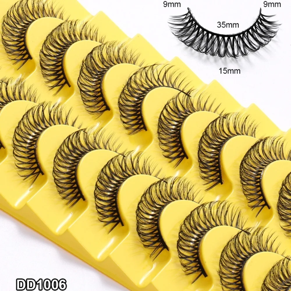 Soft Fluffy Fake Eyelash New Eyelashs Extension Natural Invisible Eyelashes DIY HandMade Mink Eyelashes Women