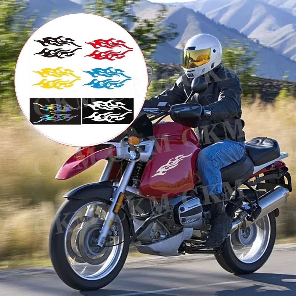 

Виниловая наклейка с пламенем, водонепроницаемая для автомобиля, мотоцикла, бензобака, водонепроницаемая наклейка с пламенем, универсальная наклейка на мотоцикл, автомобиль, наклейка