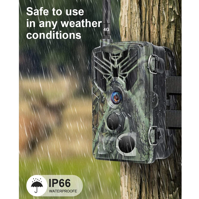 Outdoor MMS SMTP 3G Trail Camera Wireless Cellular Phone Waterproof 16MP Full HD 1080P Wild Game Night Vision Trap Game Cam