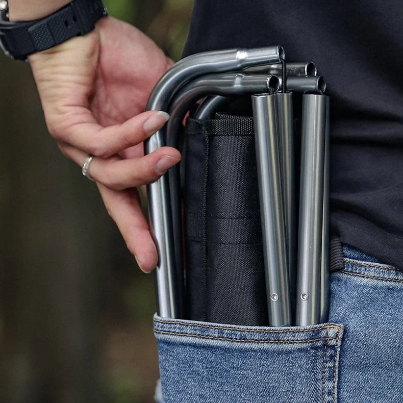 

Portable Outdoor Folding Stool Picnic Chair Modern Design Steel Durable Oxford Fabric For Hiking Parks Gardens Outdoor Furniture