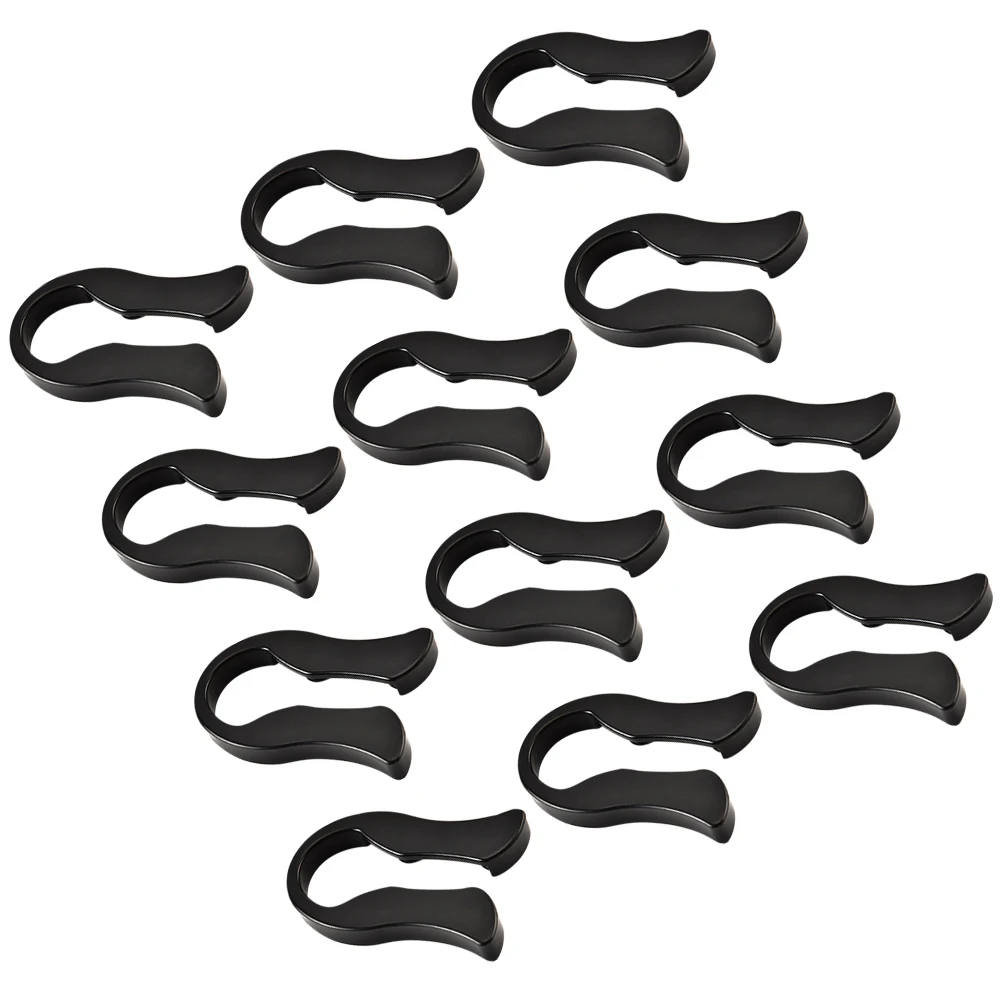 

12 Pcs Foil Cutter Stainless Steel Bottle Opener Black High Quality Plastic Strong Ergonomic Handle Anti Skid Easy Open