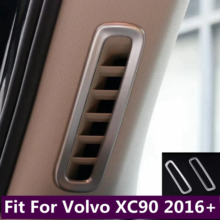 

Pillar A Air Conditioning Outlet AC Vent Decor Frame Cover Trim Fit For Volvo XC90 2016 - 2018 Interior Accessories