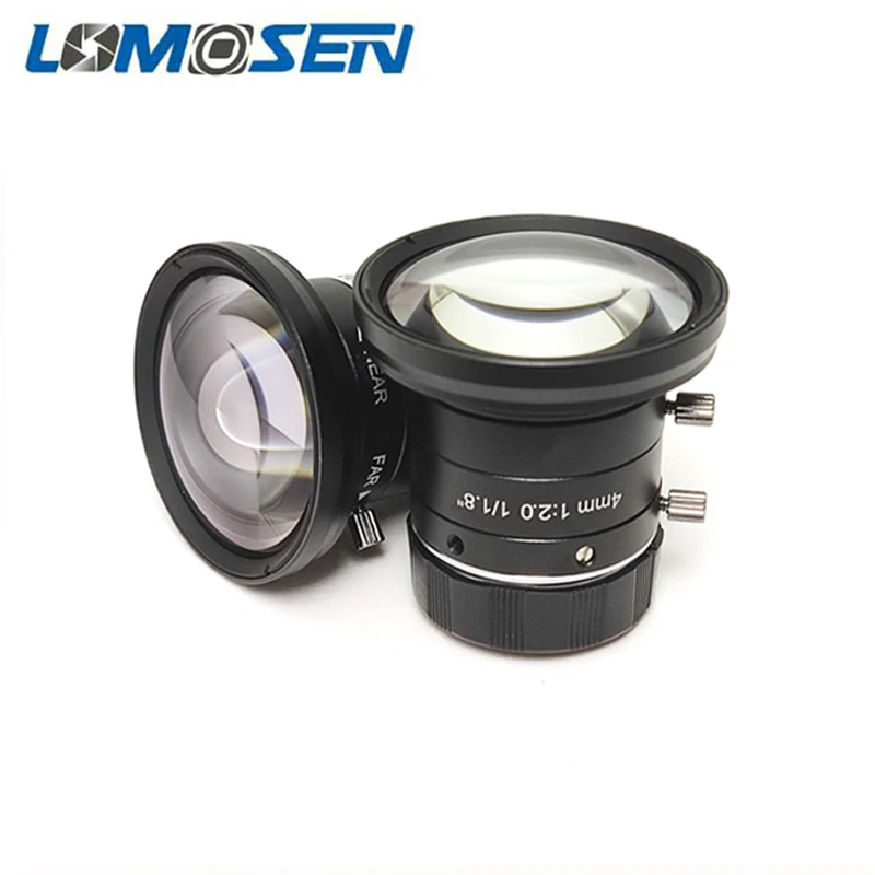 Hot Sale High Quality 4mm  fixed focal length lenses 1/1.8 inch Industrial Camera Lenses