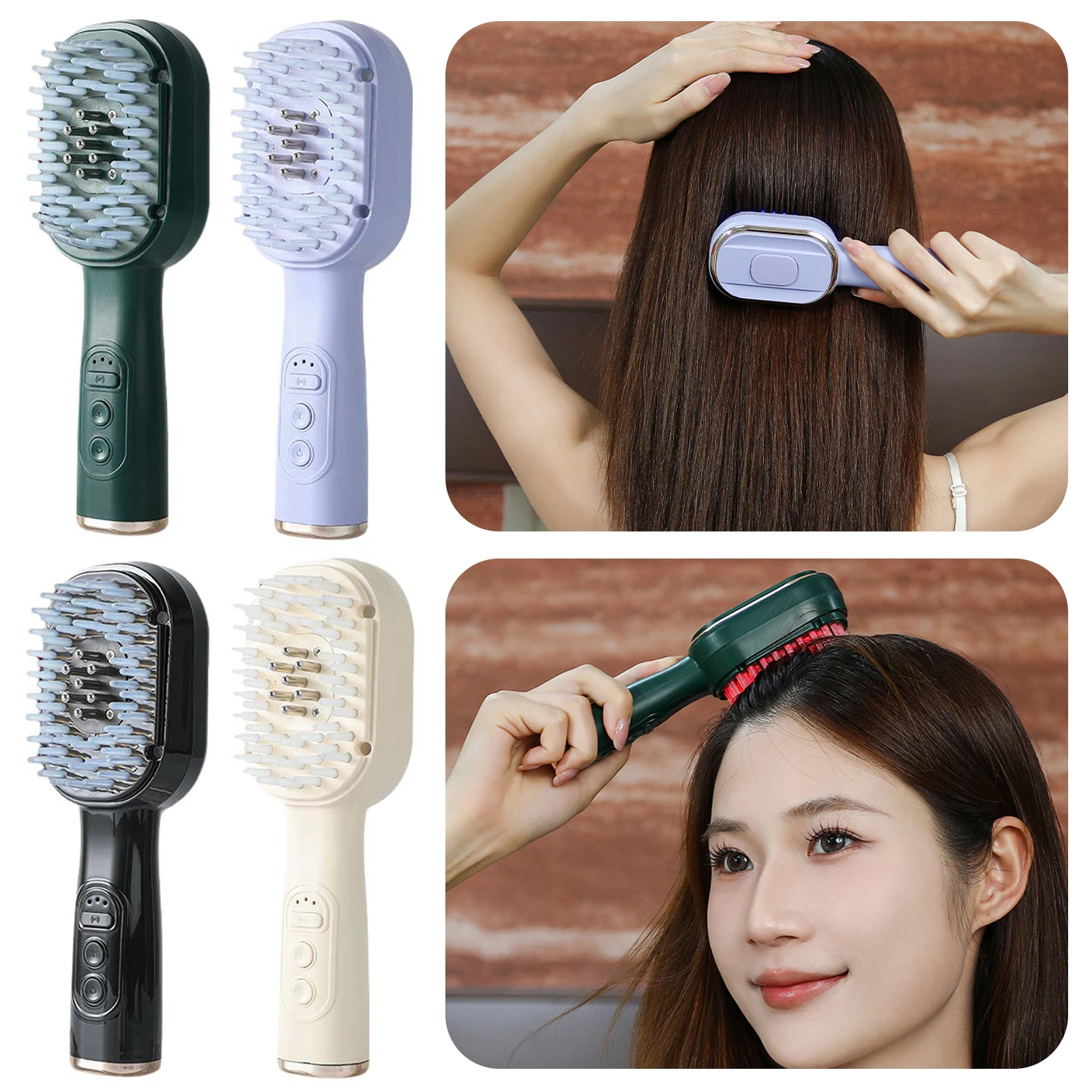

Scalp Massage Comb，Scalp Stimulator For Hair Regrowth High-Frequency Micro-Vibration Massage Relaxing Bedtime Scalp Massage