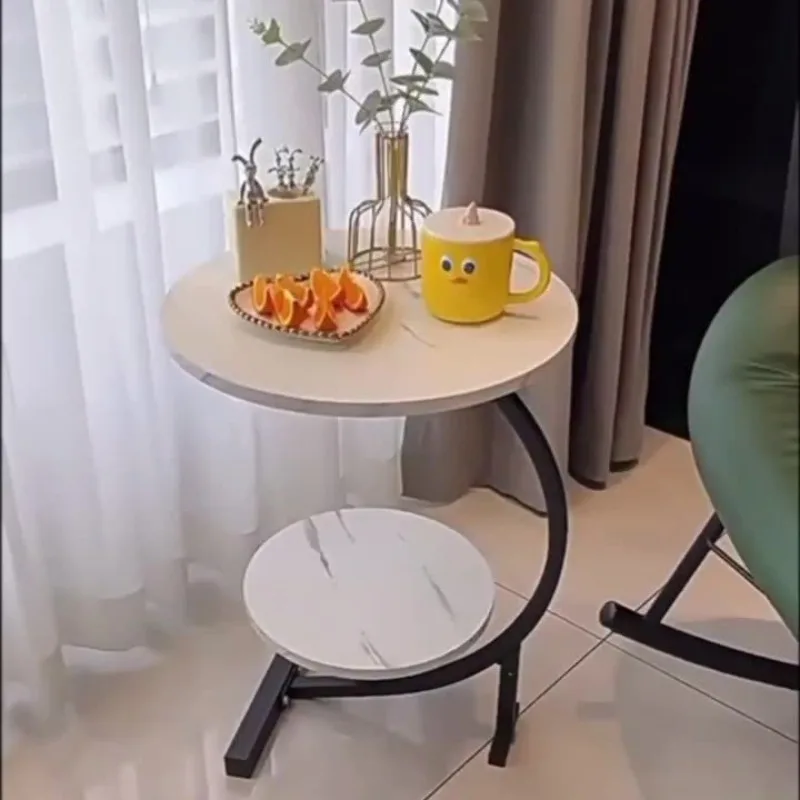 Simple and modern multi-functional small bedside sofa coffee table