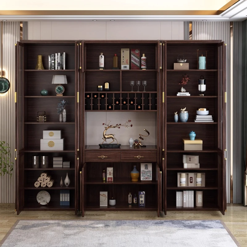Display Cabinet Glass Shelf Corner Bar For Home Bar Cabinet For Living Room Luxury Liquor Showcase Whiskey Accessories Furniture