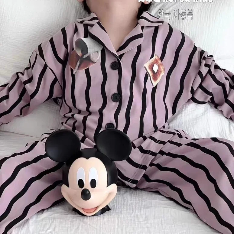 

Korean Style Outwear Childrens Home 2023 New Fashion Autumn and Winter New Boys and Girls Warm Comfortable Pajamas