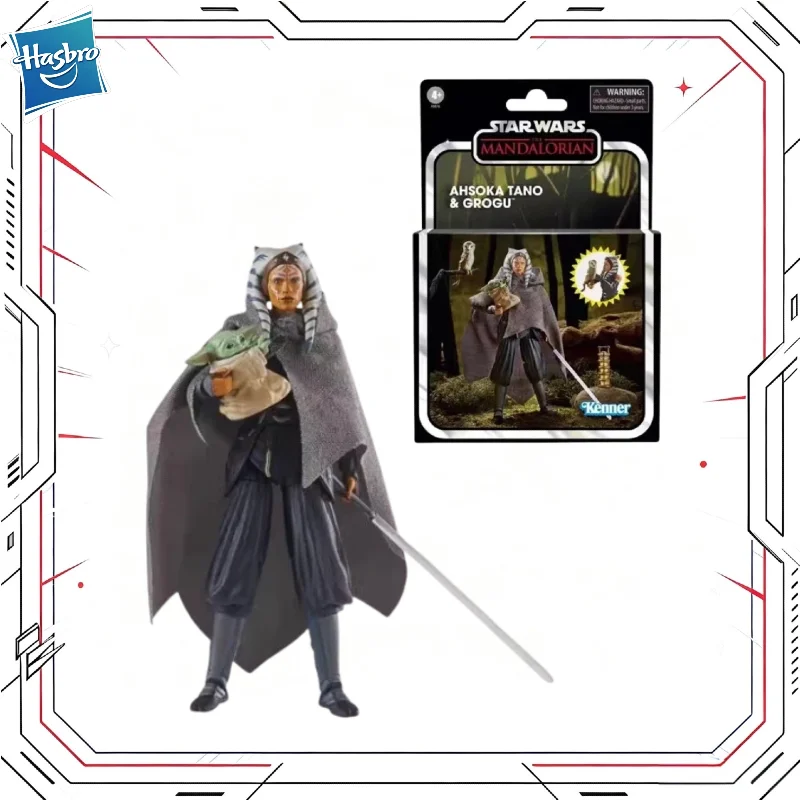 【disponibile】hasbro-star-wars-serie-ahsoka-the-mandalorian-baby-yoda-statuetta-anime-modello-regalo-giocattolo-da-collezione