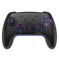 STORM WYRM Wireless Controller SZ-935B for Switch Lite with Dual Electric motors,Hall Sensor, Macro Functions&Colorful RGB Light