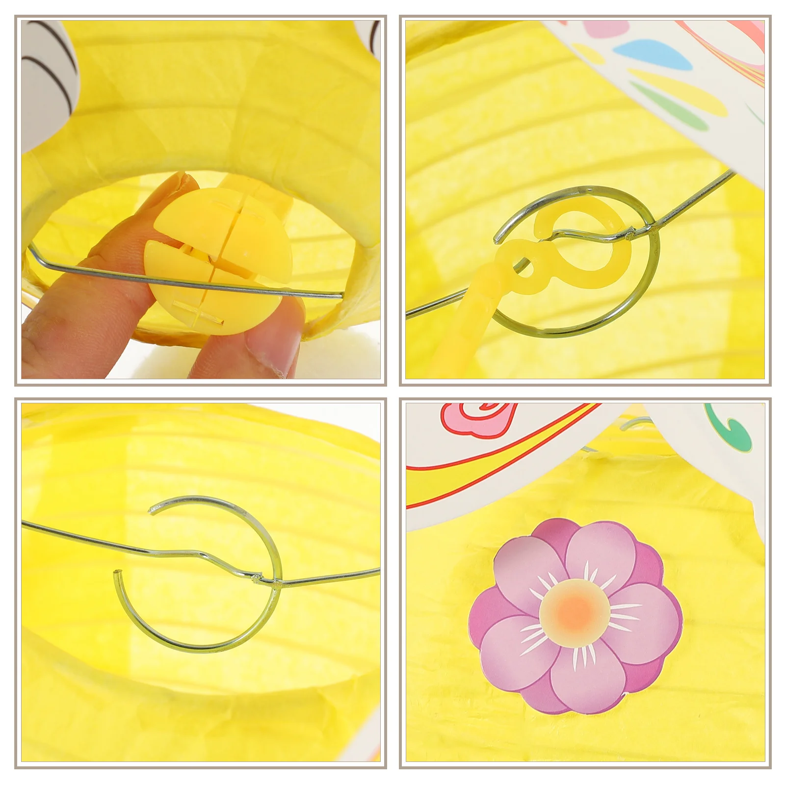 مجموعتان من إكسسوارات فانوس الأرنب DIY مجموعة فانوس ورقية كرتونية للمهرجانات المحمولة للديكور للأطفال على شكل قمر عيد الفصح