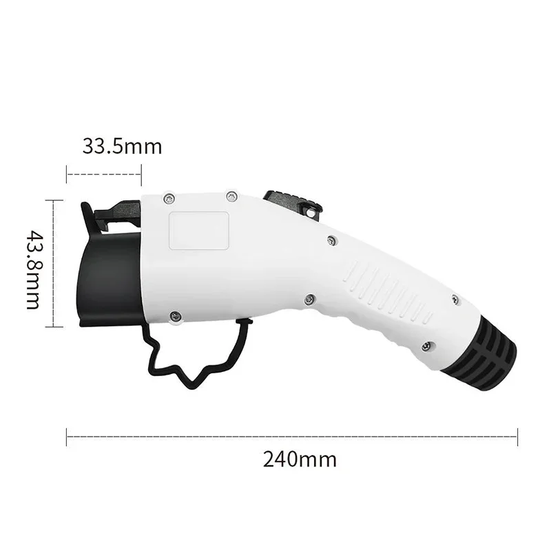 Sukflow EV 휴대용 충전기 EV 유형 1 SAE J1772 60A 220V 전기 자동차 EV 어댑터 용 EU 플러그 유형 1의 고속 충전