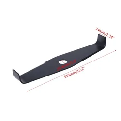 Forestry Tooth Saw Blade Tool 1PC Lawn Mower Blade Manganese Steel Two-tooth Flicker Saw Blade Weeding Knife